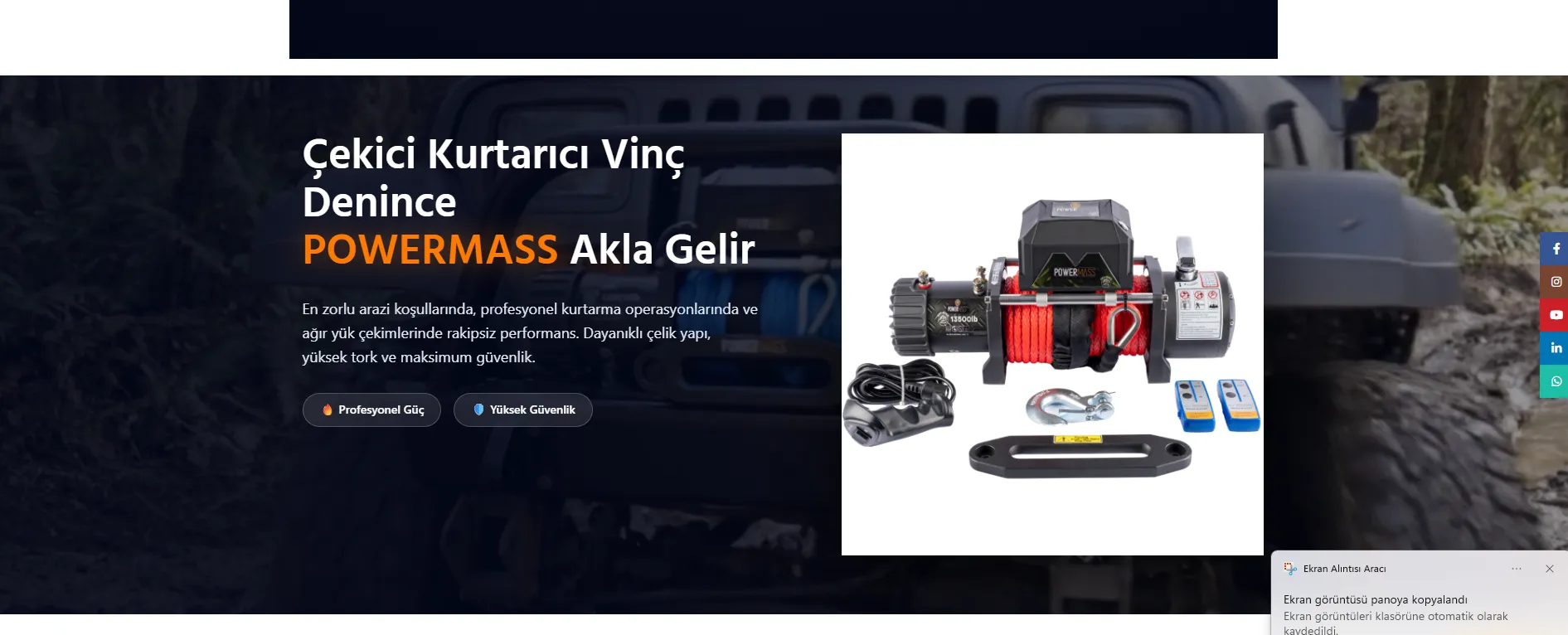 Mass Türkiye Kurumsal Web Tasarım Arayüzü