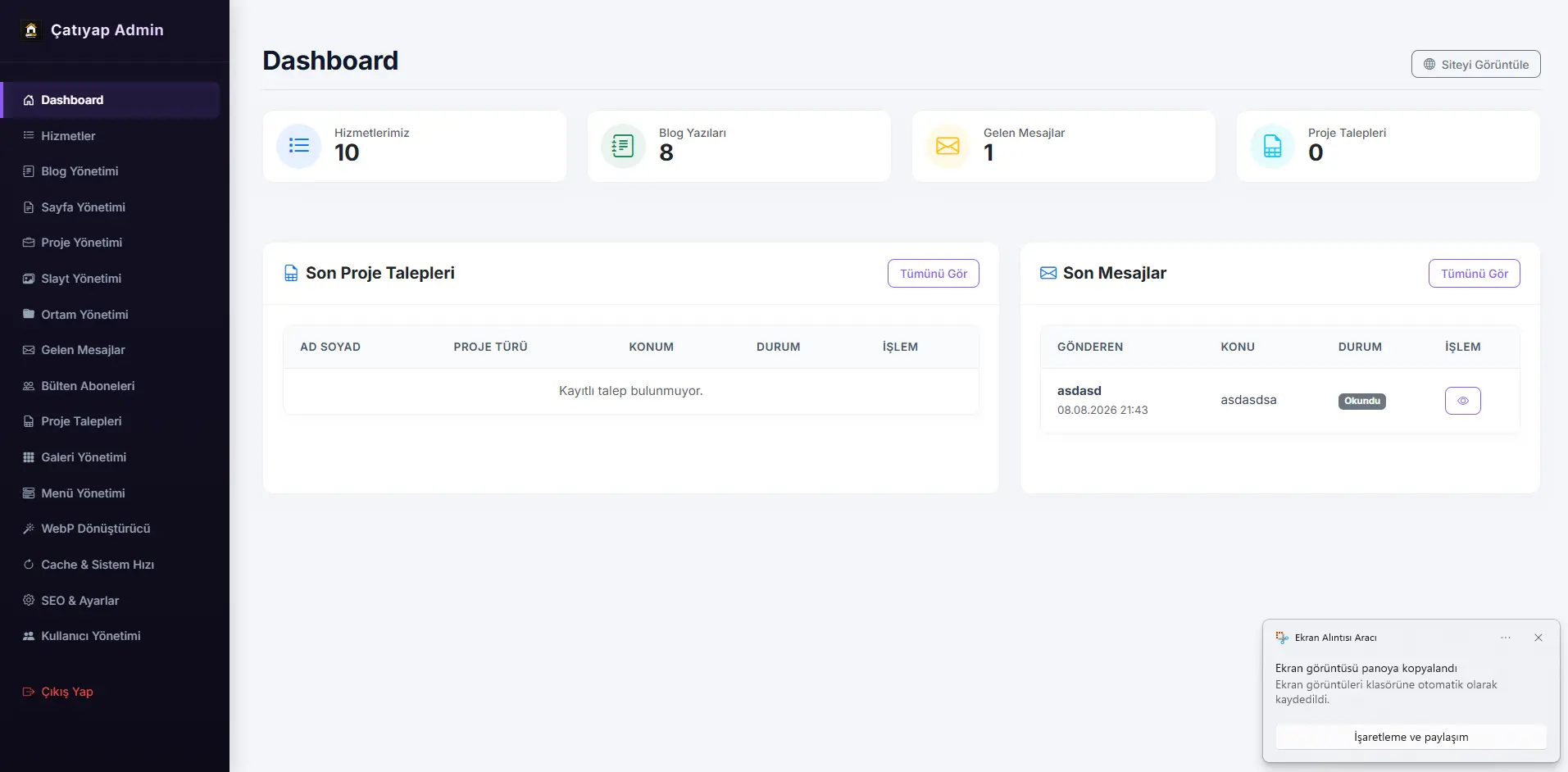 Kurumsal Web Sitesi Yaptırma ve Hızlı İletişim Butonları